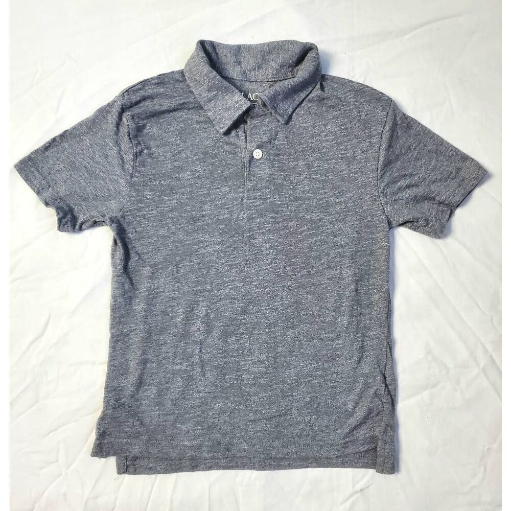 The Children's Place TCP Boys Size S (5/6) Gray SS Polo Shirt